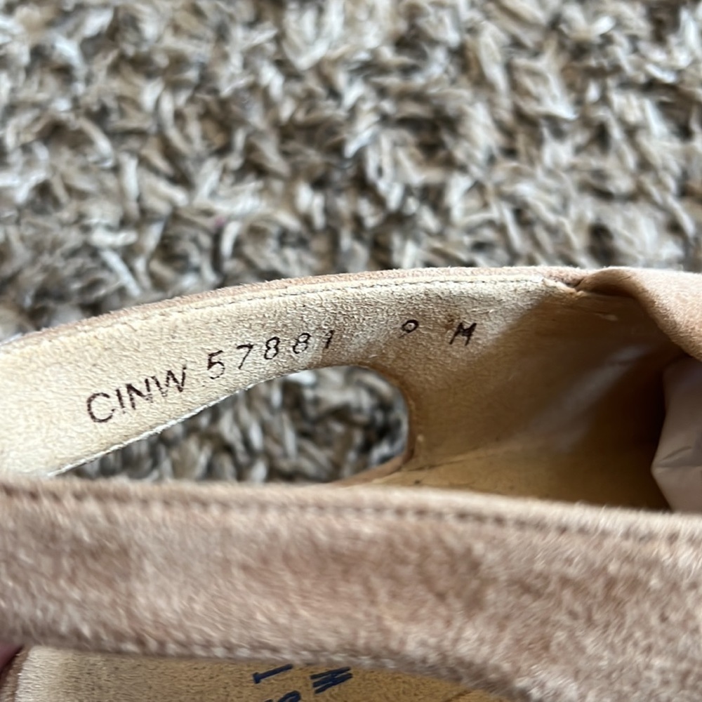 STUART WEITZMAN
Suede Wedge Sandals Size 9 - Picture 11 of 15